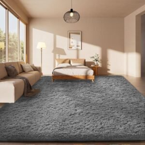 OHGOOGNESS Area Rug 6x9 Vintage Rug: Washable Living Room Rug Retro Medallion Distressed Large Rug Soft Low Pile Non-Slip Rugs Indoor Floor Carpet for Bedroom Kitchen Nursery Dining Table Office